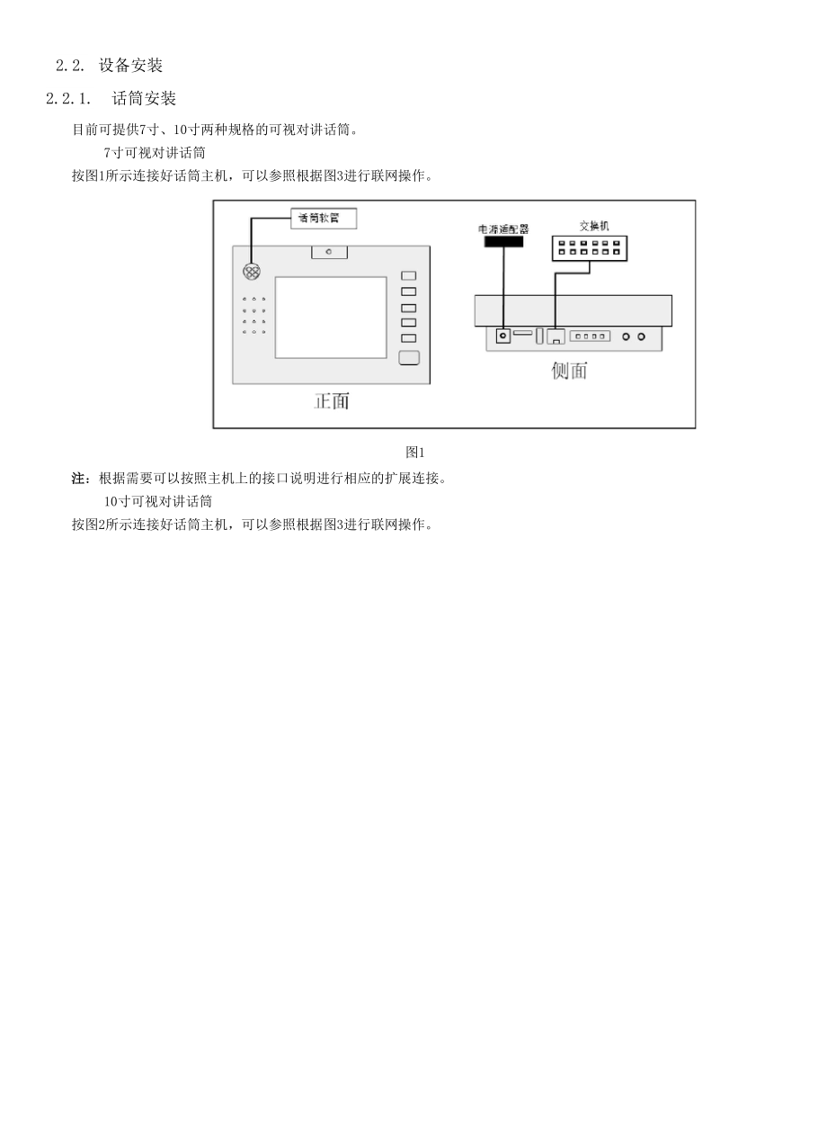 IP网络可视对讲系统说明书.docx_第2页