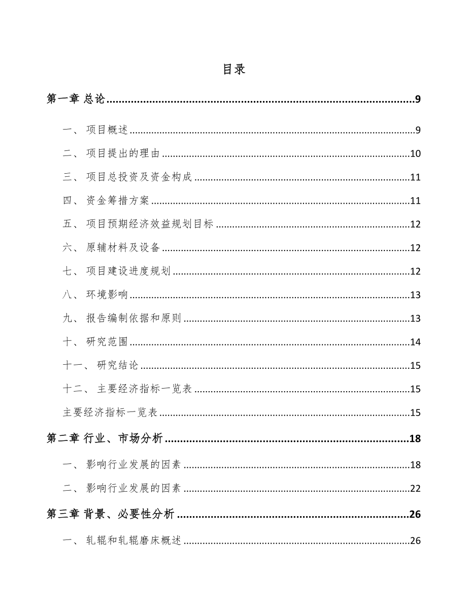 合肥数控轧辊磨床项目可行性研究报告.docx_第2页