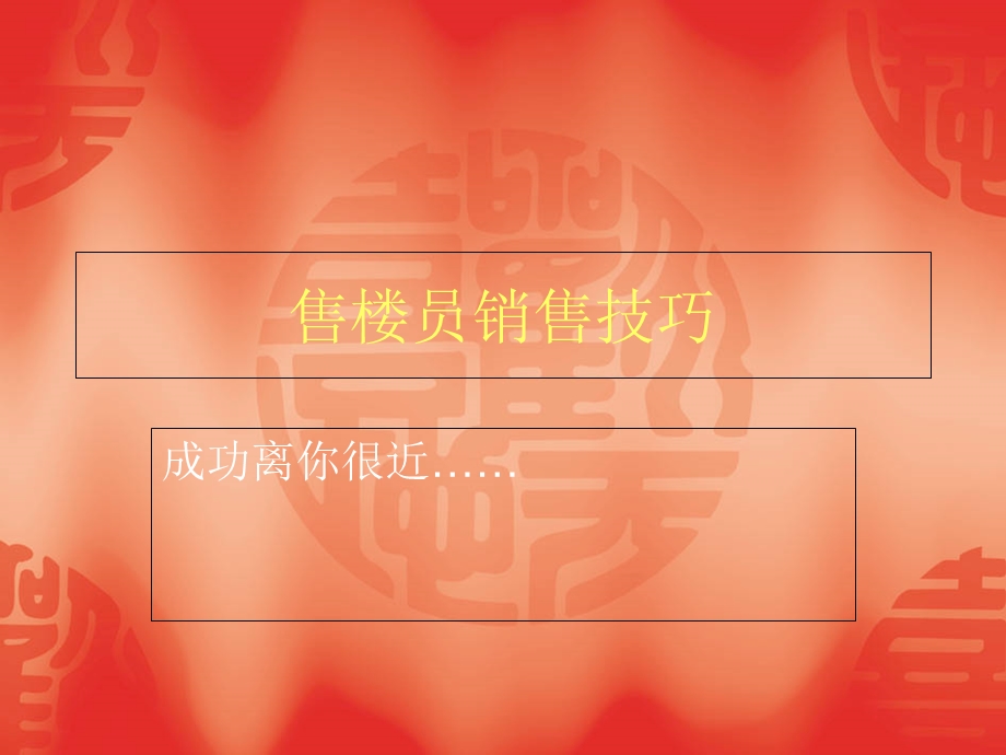 房地产置业顾问销售技巧培训.ppt_第1页