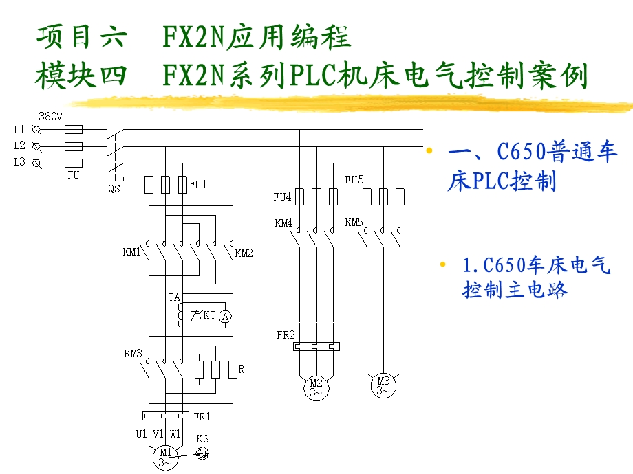 项目六FX2N应用编程模块四FX2N系列PLC机床电气控制案例.ppt_第1页