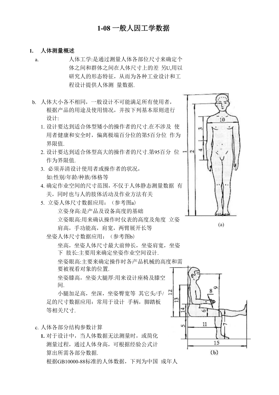 一般人体工学资料.docx_第1页