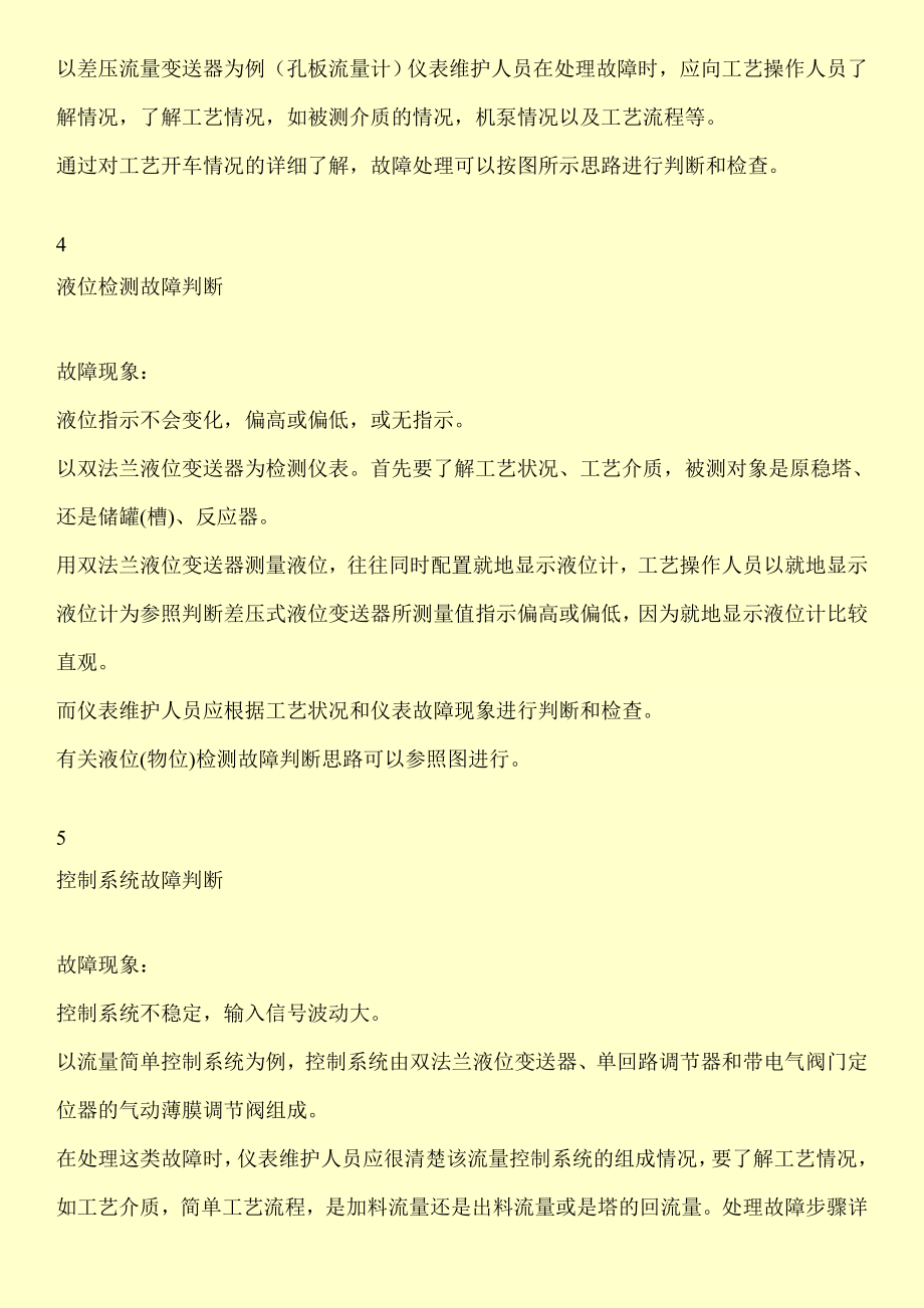 四大仪表及控制系统故障判断方案,电气故障诊断术口诀大全.doc_第2页