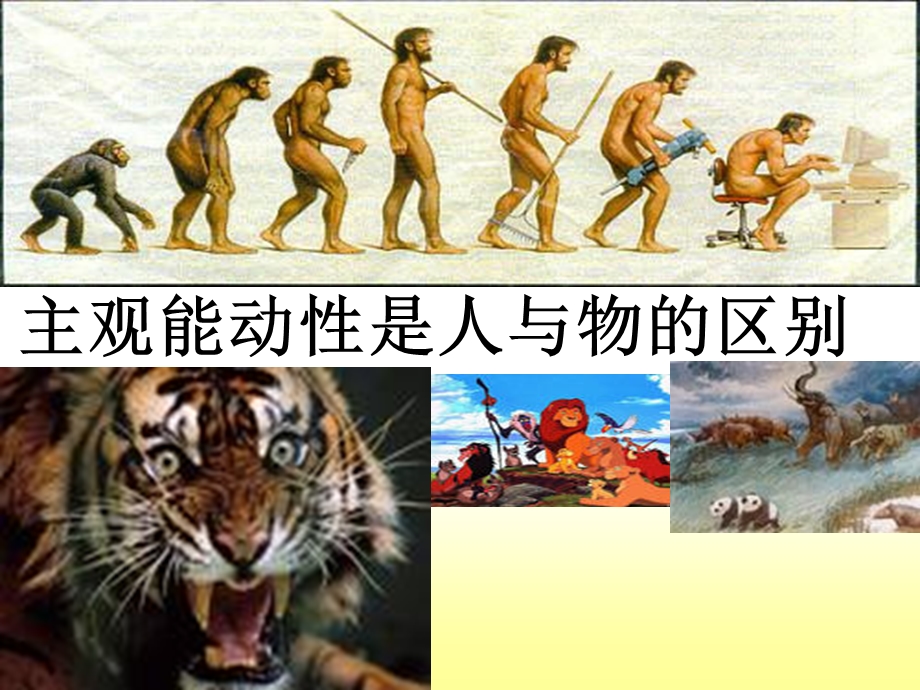 主观能动性是人与物的区别.ppt_第1页