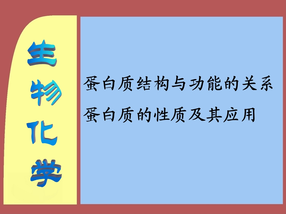 蛋白质结构与功能关系.ppt_第1页