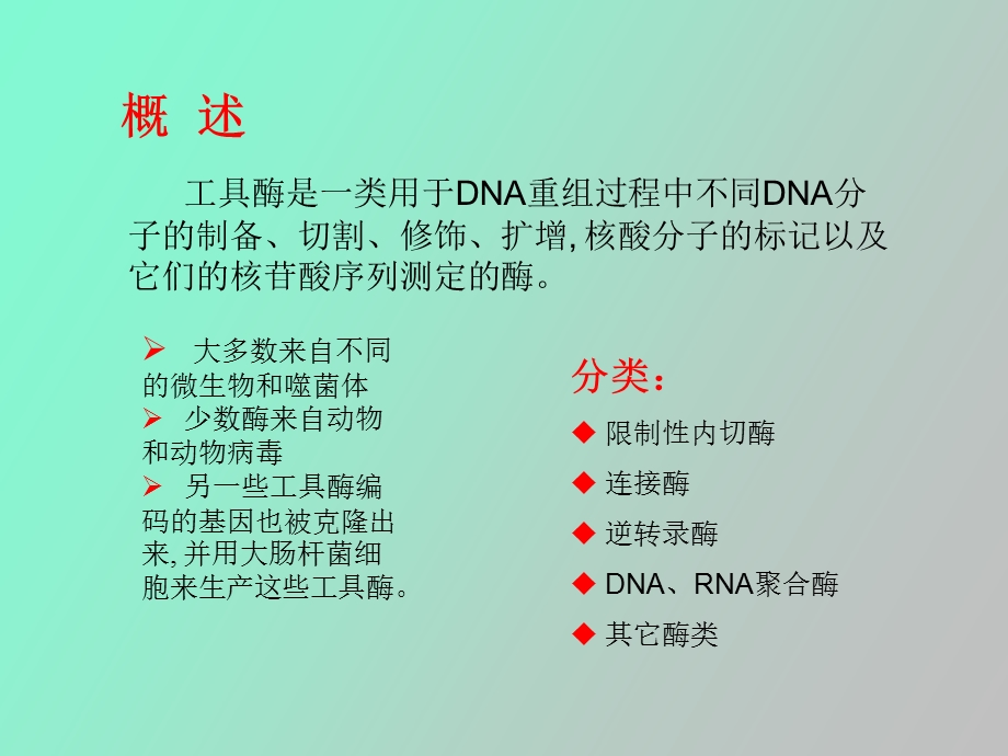 资料二分子生物学工具酶.ppt_第2页