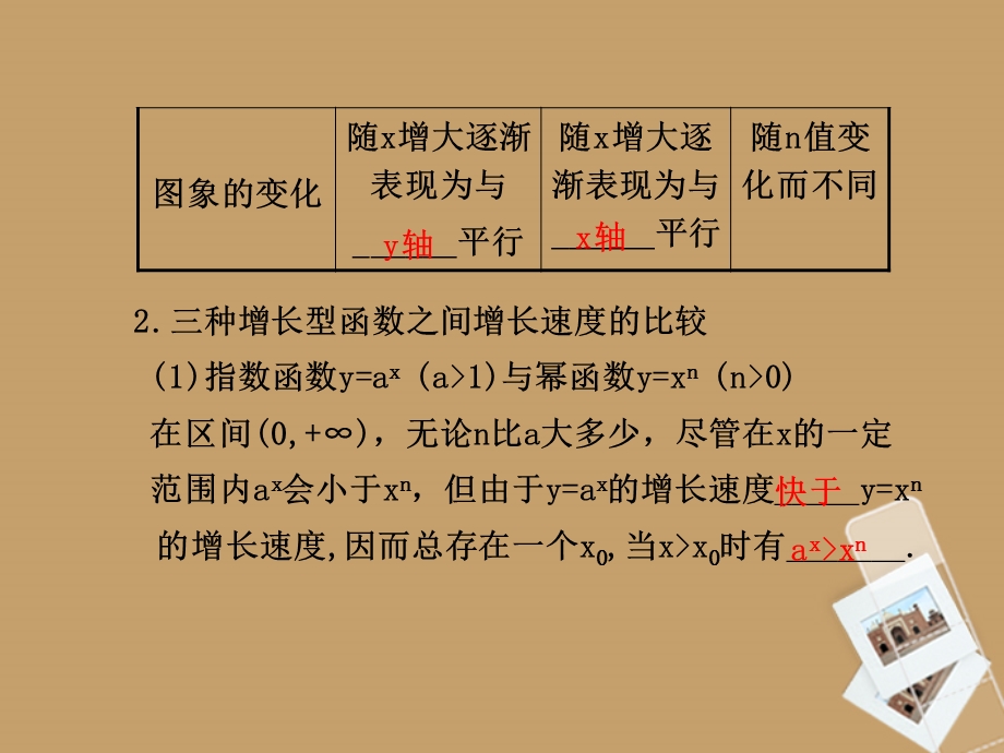 要点梳理1三种增长型函数模型的图象与质.ppt_第2页