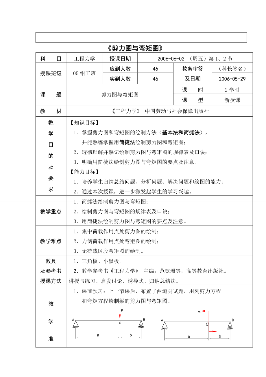 剪力图与弯矩图5(框架).doc_第1页