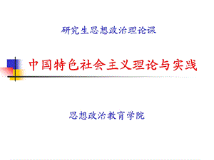 中国特色社会主义理论与实践第3讲.ppt
