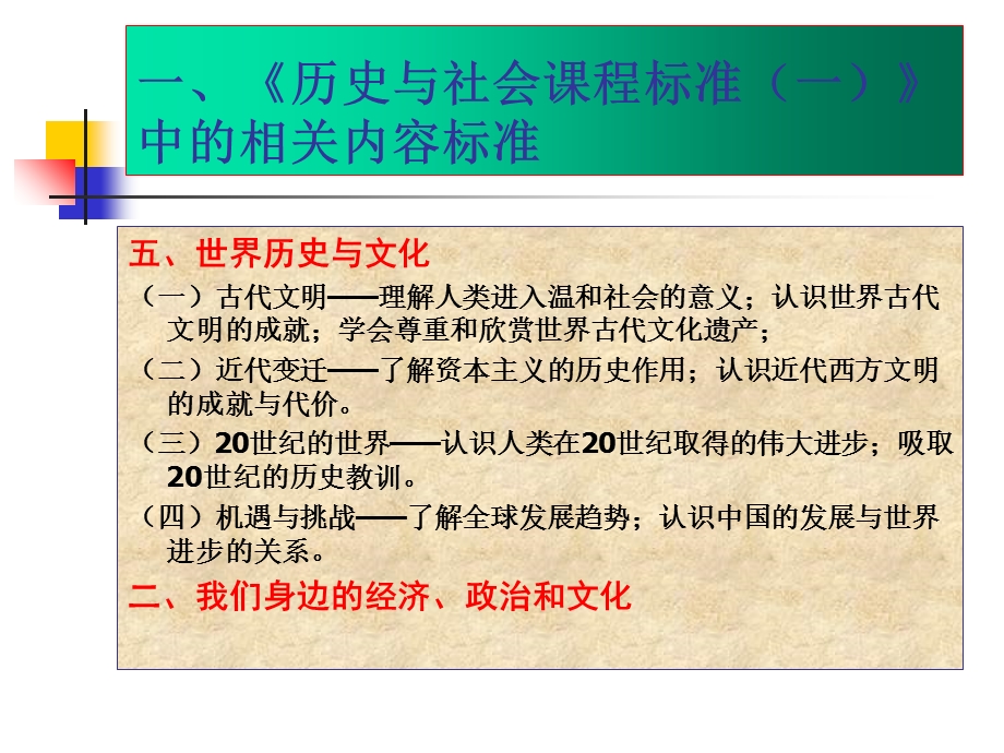 沪教版初中九年级历史与社会教材培训.ppt_第2页