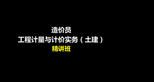 造价员工程计量与计价实务(土建).ppt