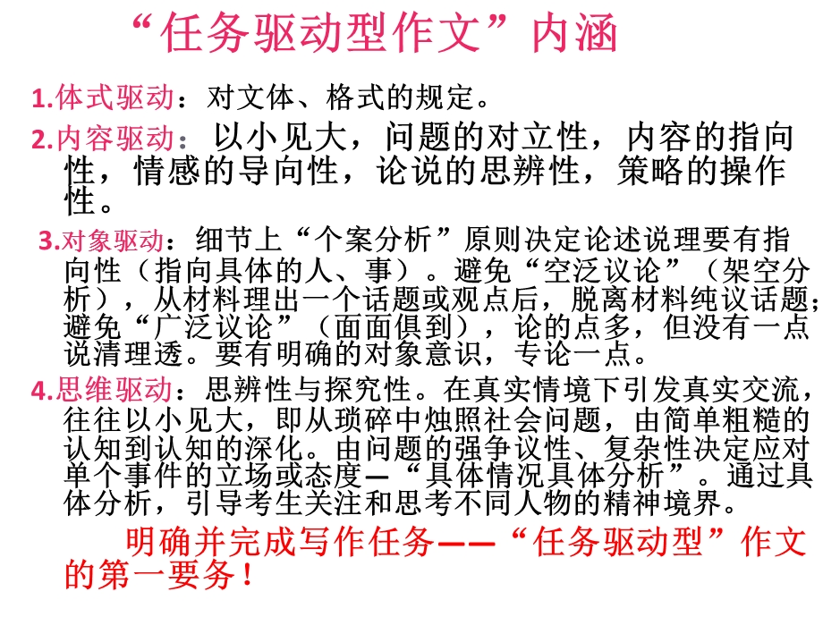 任务驱动型材料作文总结审题、拟题、构思、升格等.ppt_第3页