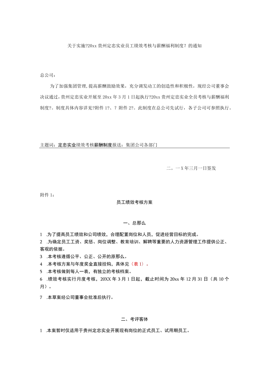 年度薪酬福利体系及优秀员工评选方案.docx_第1页