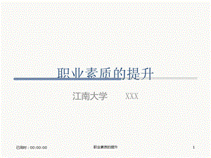职业素养与职业能力(开课).ppt