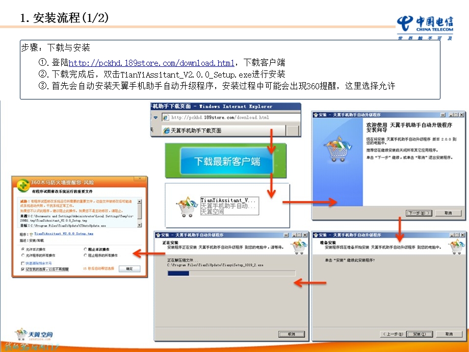 天翼手机助手2.0客户端软件操作说明.ppt_第3页