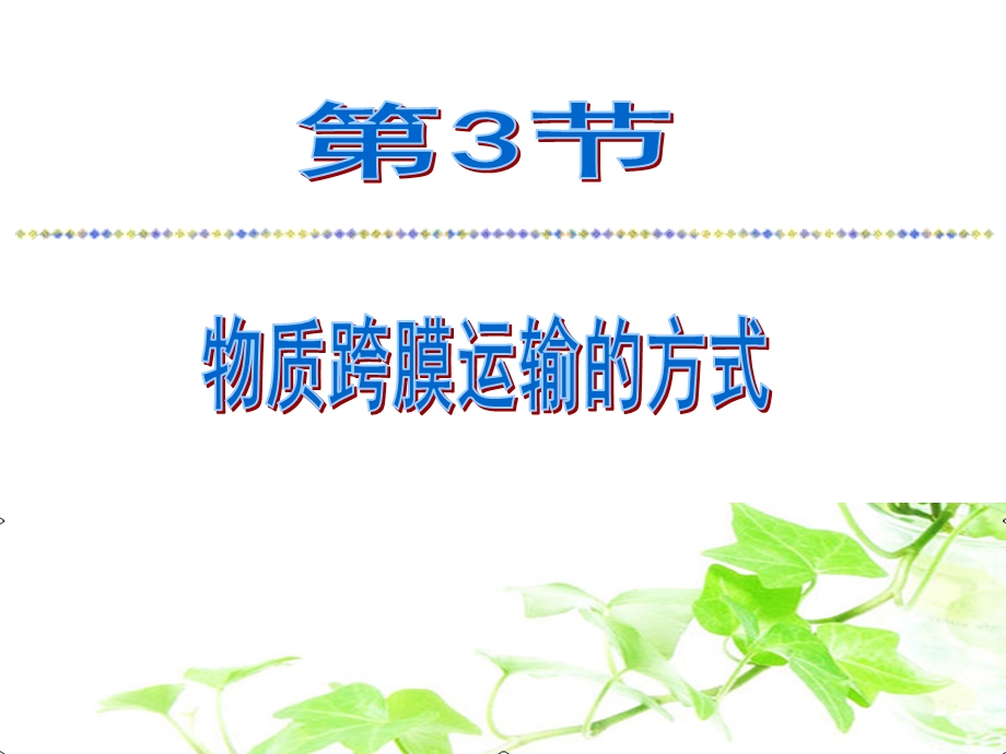 《物质跨膜运输的方式》课件.ppt_第2页