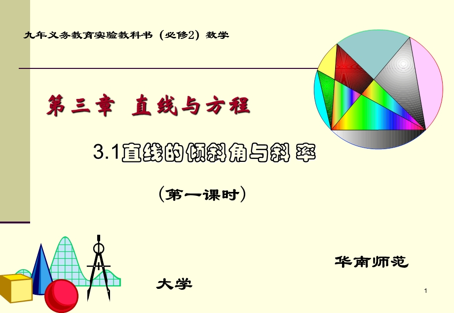 《直线的倾斜角与斜率》课件.ppt_第1页