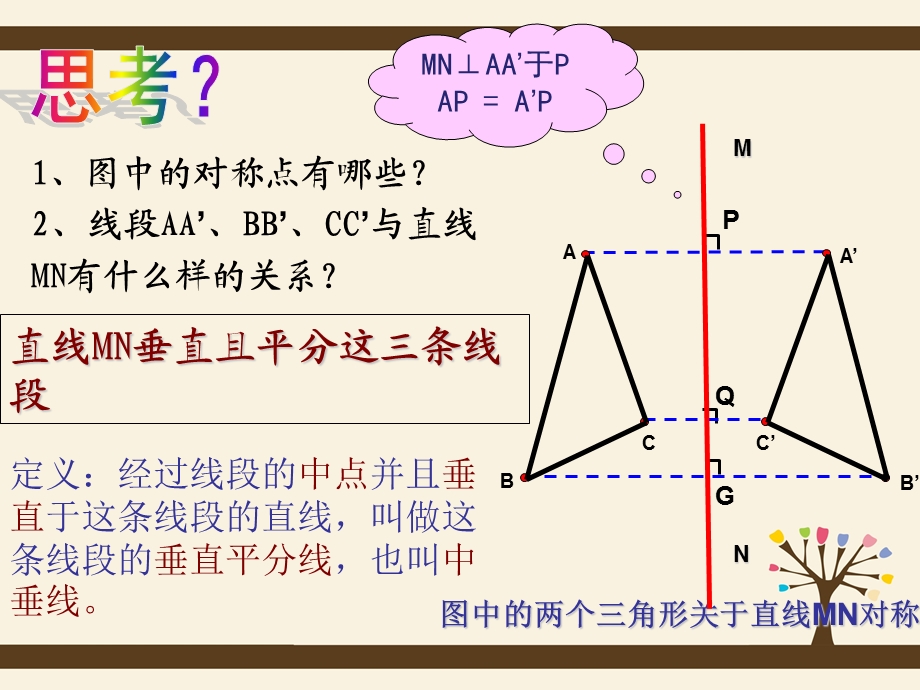 垂直平分线定义性质及判定.ppt_第2页