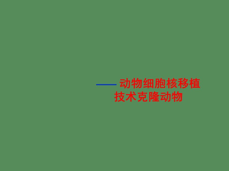 动物细胞培养和核移植技术第二课时.ppt_第1页