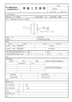 SA210c与12Cr1MoV角接手工电弧焊 焊接工艺规程.doc