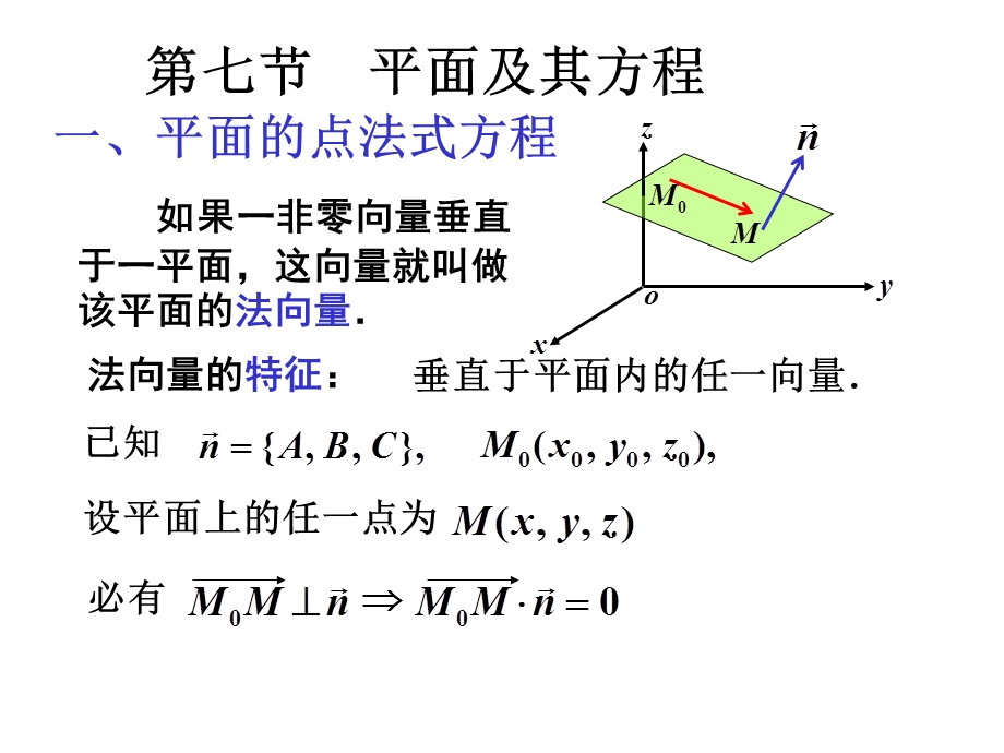 垂直于平面内的任一向量.ppt_第1页