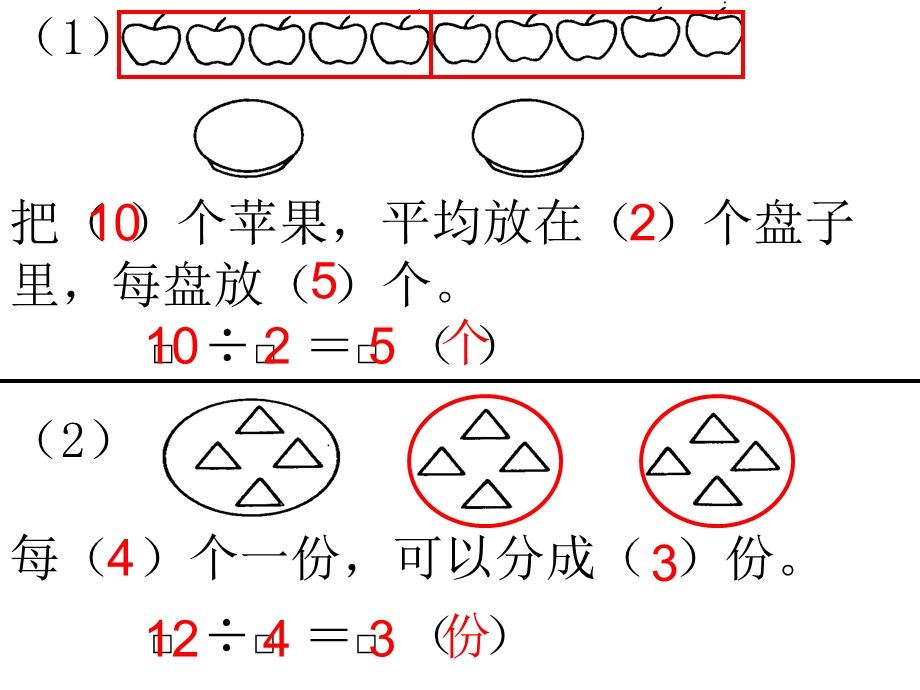 除法的初步认识练习题3 (8).ppt_第3页