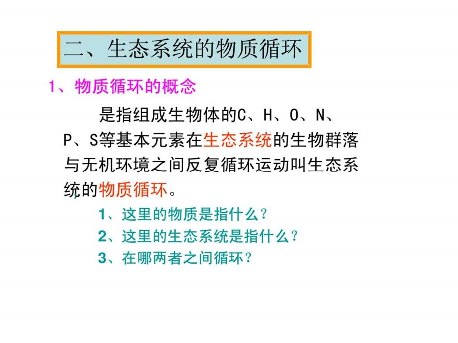 生态系统的物质循环文科课件.ppt.ppt_第2页