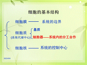 《细胞器——系统内的分工合作》参考课件.ppt