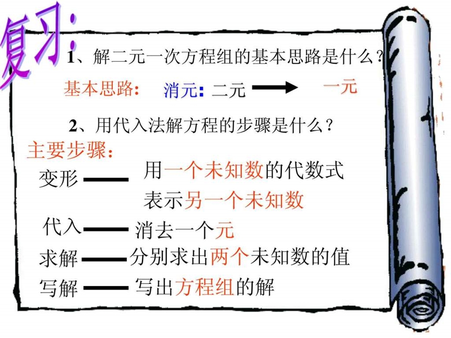 7.2二元一次方程组的解法2课件.ppt.ppt_第2页