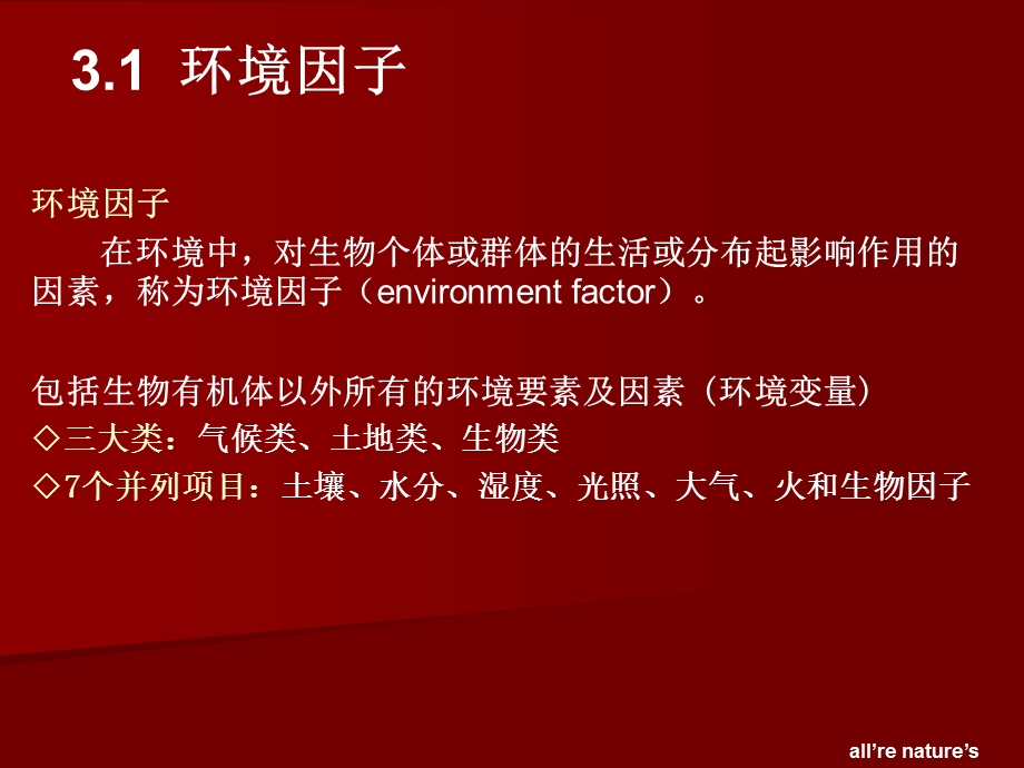 城市生态与环境保护概论PPT课件第3讲生态的基本理论1.ppt_第3页