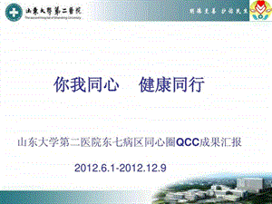 山大二院东七病区品管圈QCC成果汇报2047671607.ppt.ppt