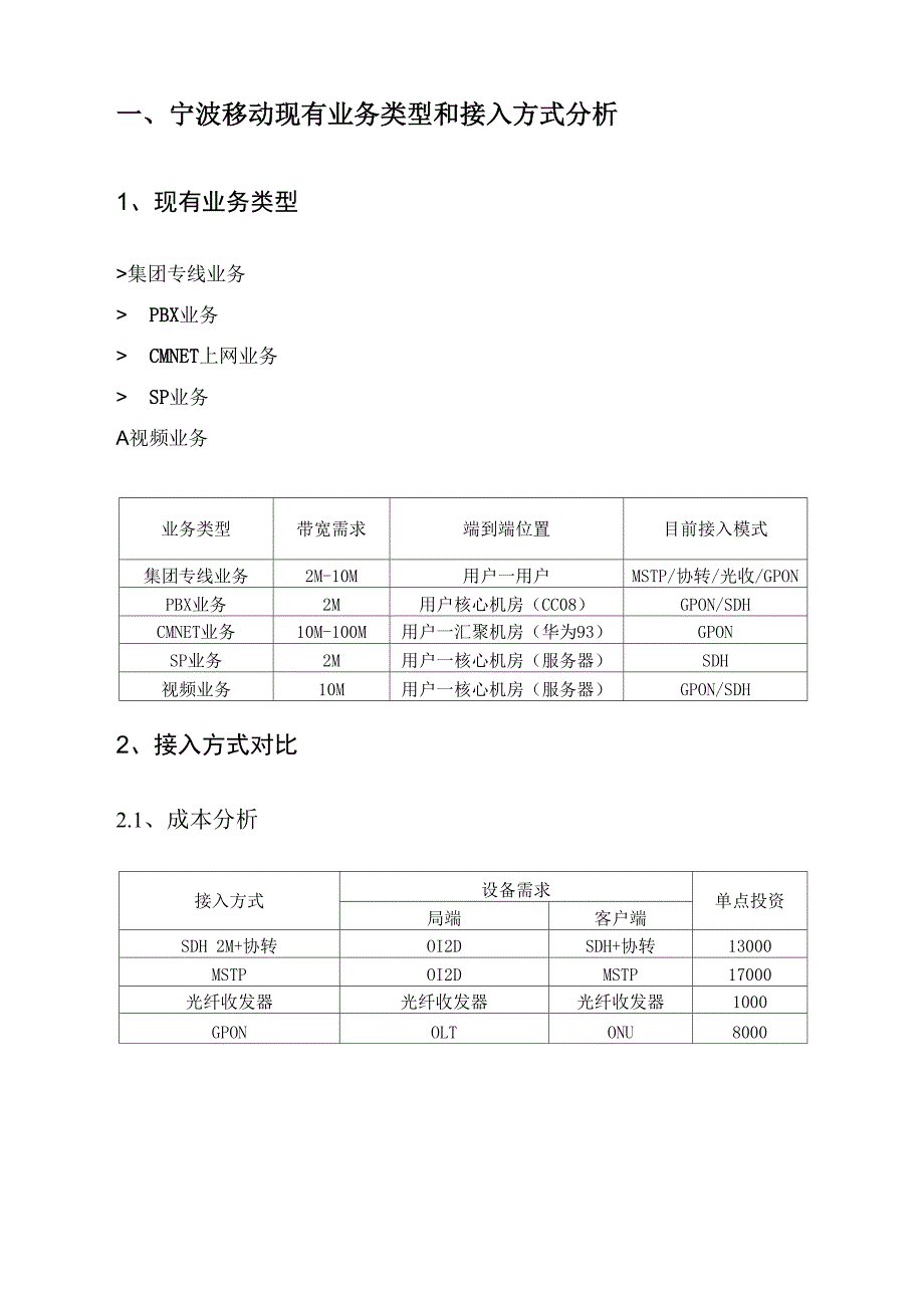 宁波移动接入专网建设项目技术方案.docx_第3页