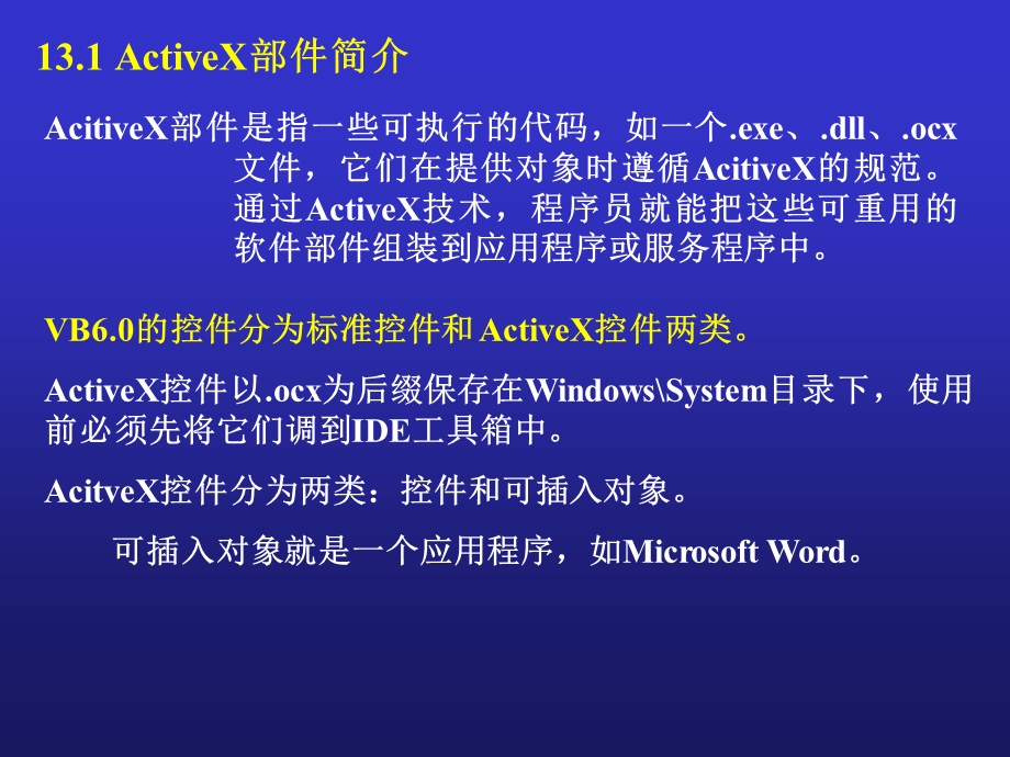 创建ActiveX控件和多媒体应用程序.ppt_第2页
