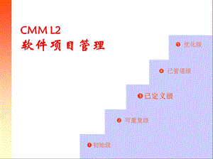 CMM软件开发项目管理.ppt