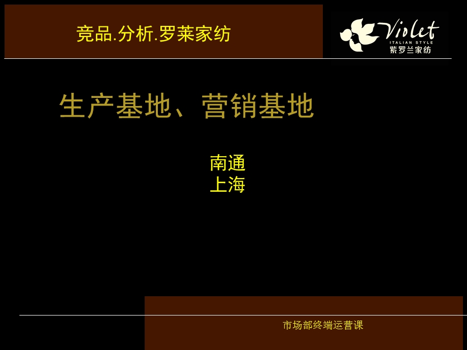 家纺企业竞品分析.ppt_第3页