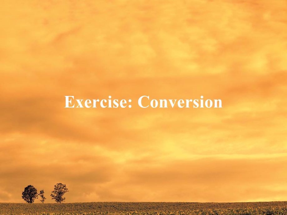笔译Exercise-Conversion-讲评.ppt_第1页