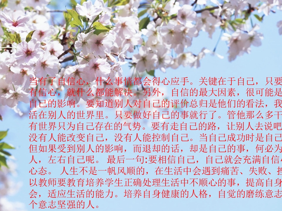 班会为坚强喝彩.ppt_第3页