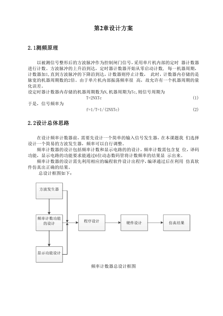 单片机频率计数器 湖南工程学院课设.docx_第3页