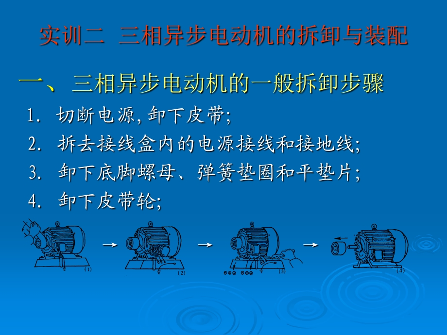 电动机的拆卸与装配.ppt_第1页