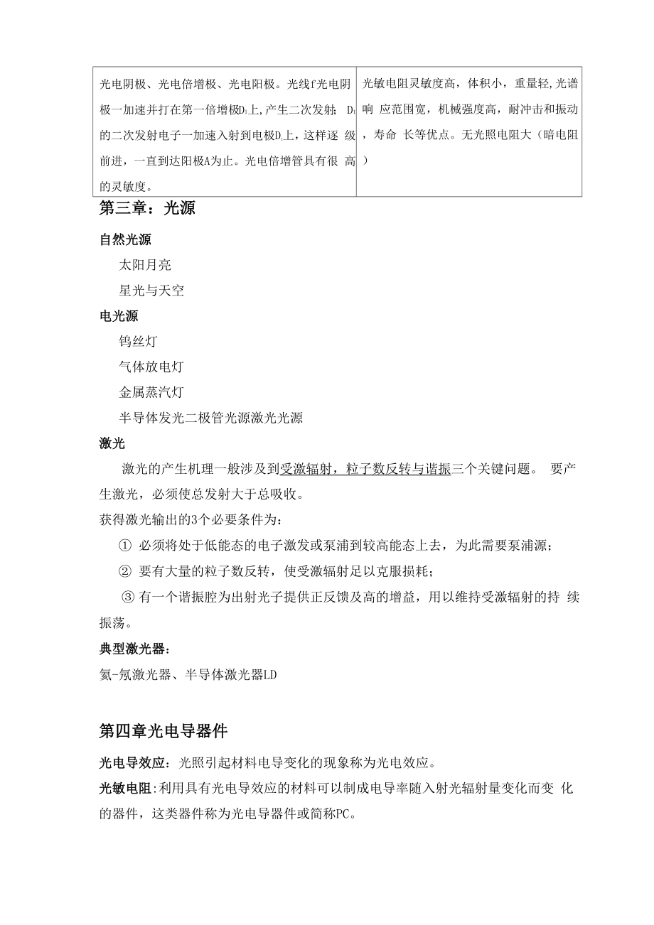 天津工业大学光电检测复习大纲.docx_第3页