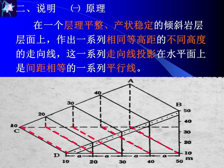 实习四根据岩层产状编制倾斜岩层地质.ppt_第3页