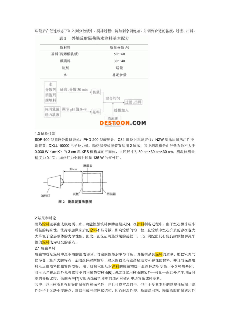 低碳经济与建筑防水专题系列报道之二外墙反射隔热防水涂料的研制.doc_第2页