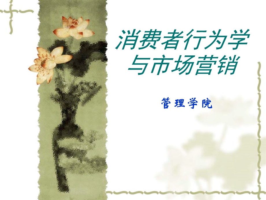 消费者行为学PPT课件.ppt_第1页