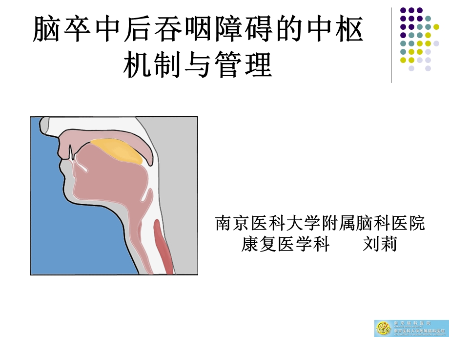 脑卒中后吞咽障碍的中枢机制与管理.ppt_第1页