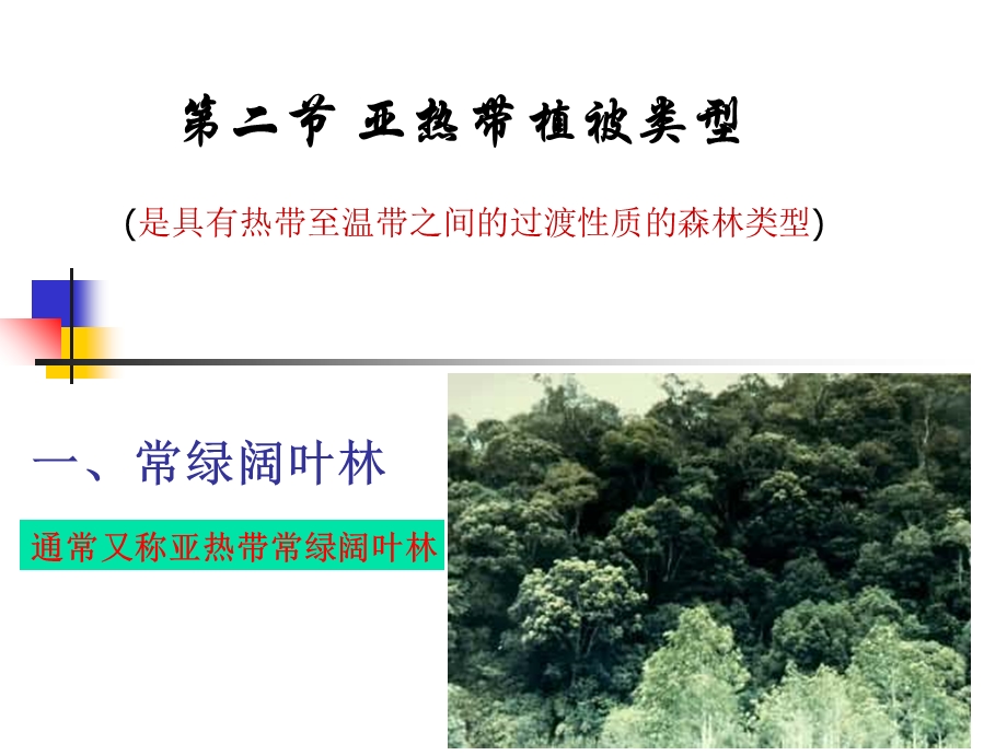 亚热带植被类型.ppt_第1页