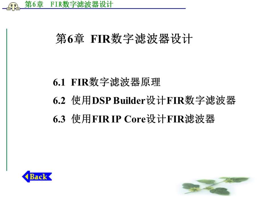 FIR数字滤波器设计.ppt_第1页