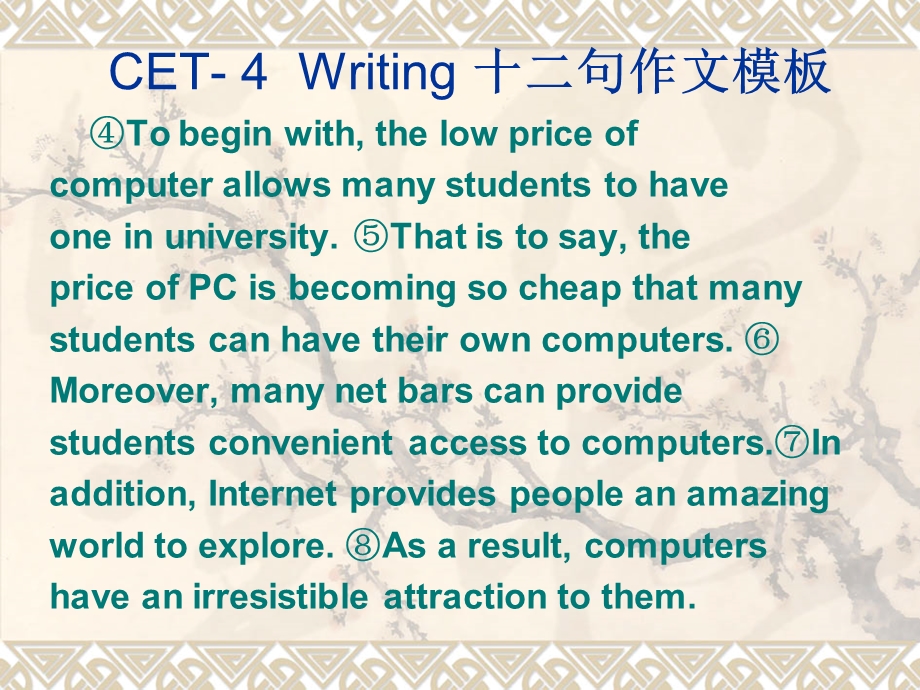 CET-4Writing十二句作文模板.ppt_第3页