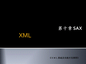 《XML基础及实践开发教程》第十章.ppt