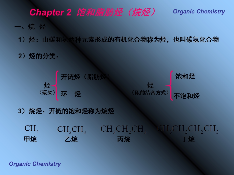 有机化学饱和脂肪烃.ppt_第1页
