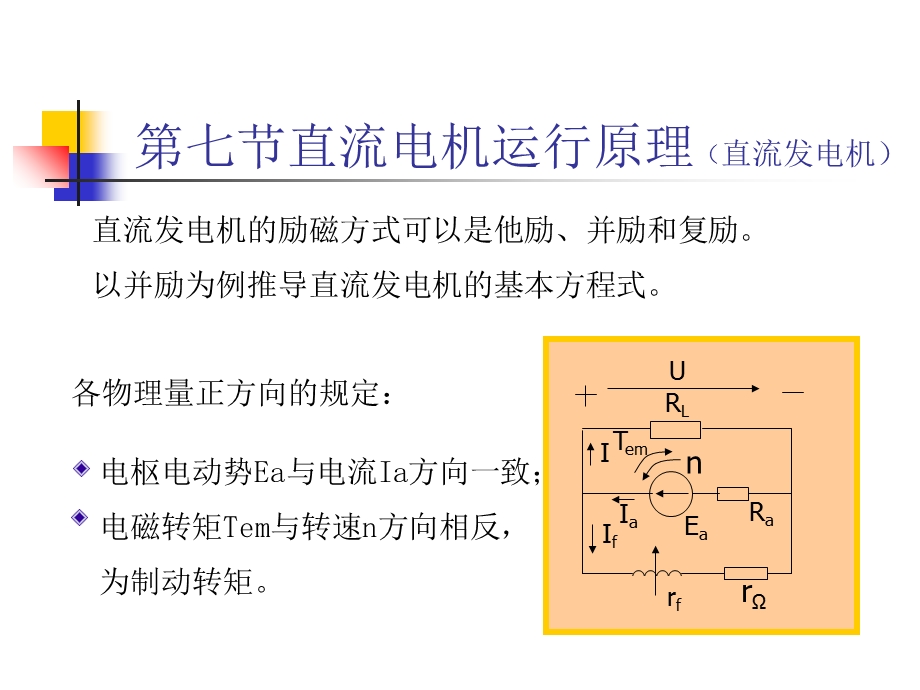 直流电机运行原理(发电机).ppt_第1页