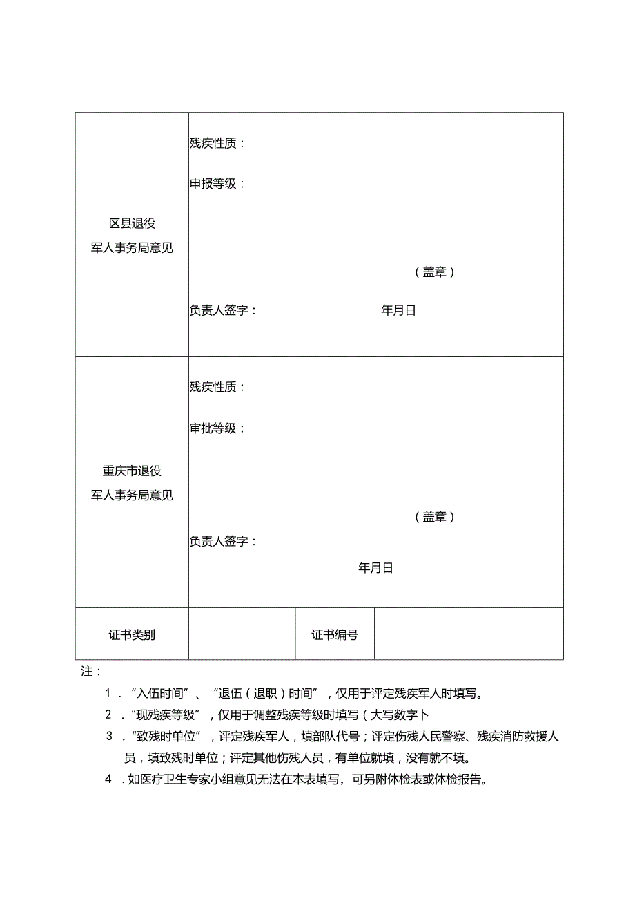 《残疾等级评定审批表》.docx_第2页